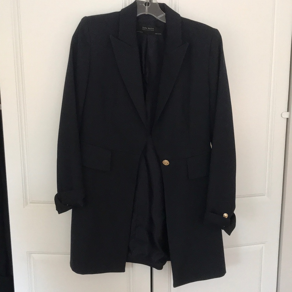 Navy Zara Blazer